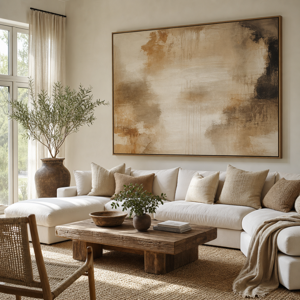 Best Oversized Wall Art — styled example