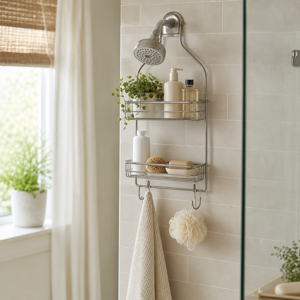 Best Over-Showerhead Shower Caddies (2026) 1 Best Shower Caddy Over Showerhead — styled example