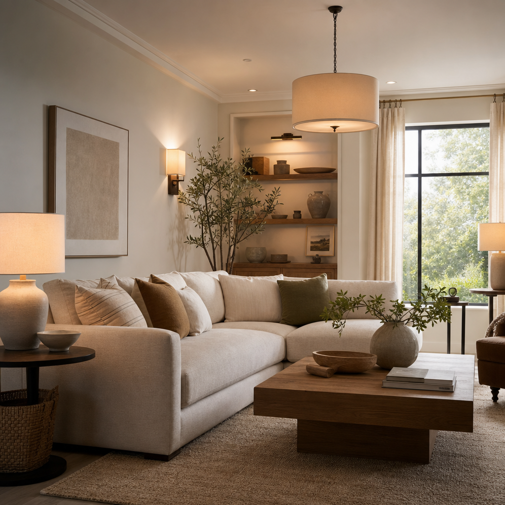 Living Room Lighting Ideas Defining 2026 1 Living Room Lighting Ideas 2026 — styled example