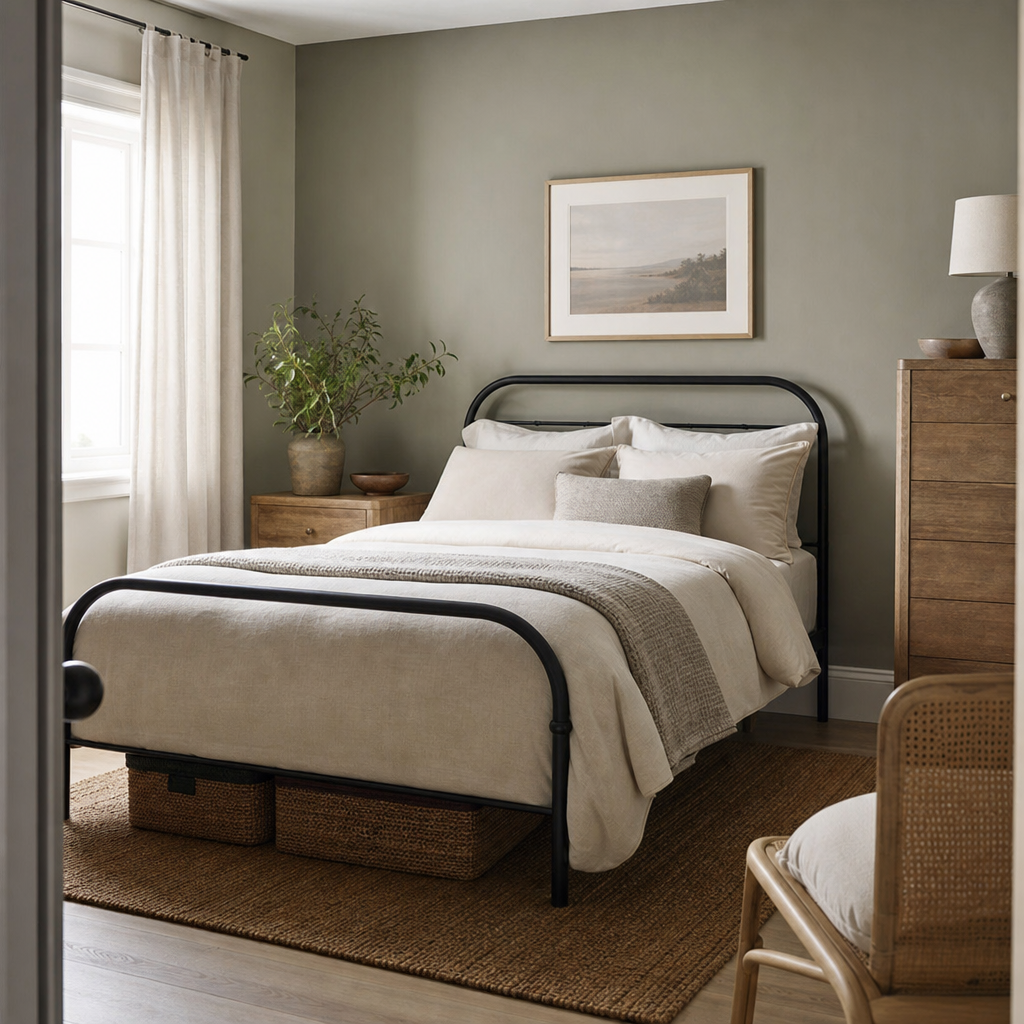 Best Bed Frames for a Small Bedroom (2026) 1 Best Bed Frame For Small Bedroom — styled example