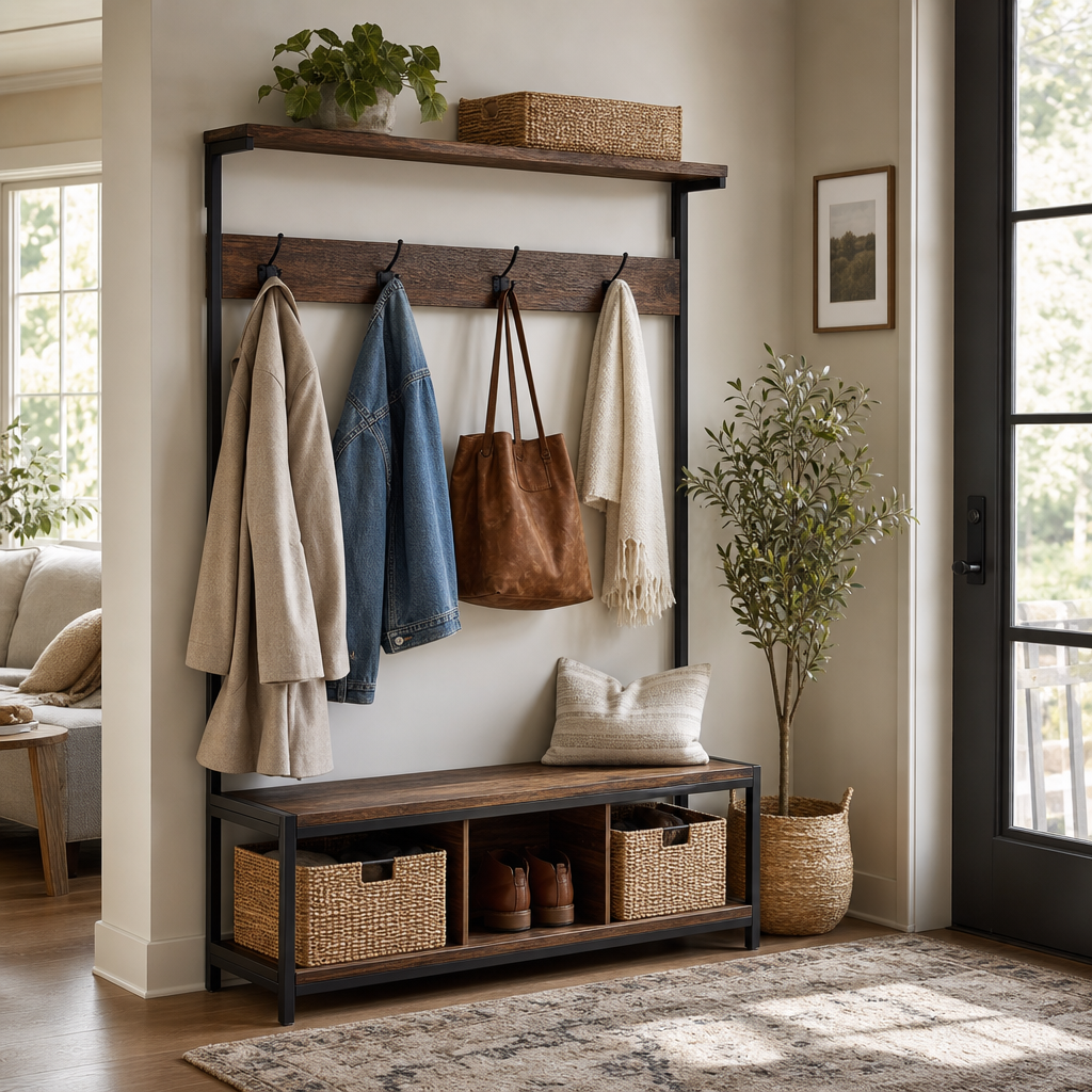 The Best Coat Racks for an Entryway (2026) 1 Best Coat Rack For Entryway — styled example