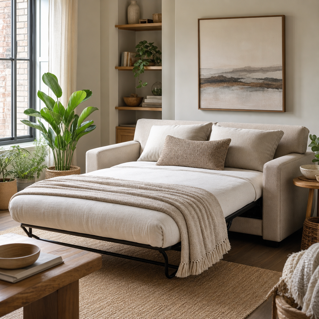 Best Sleeper Sofas for Small Spaces (2026) 1 Best Sleeper Sofa For Small Spaces — styled example