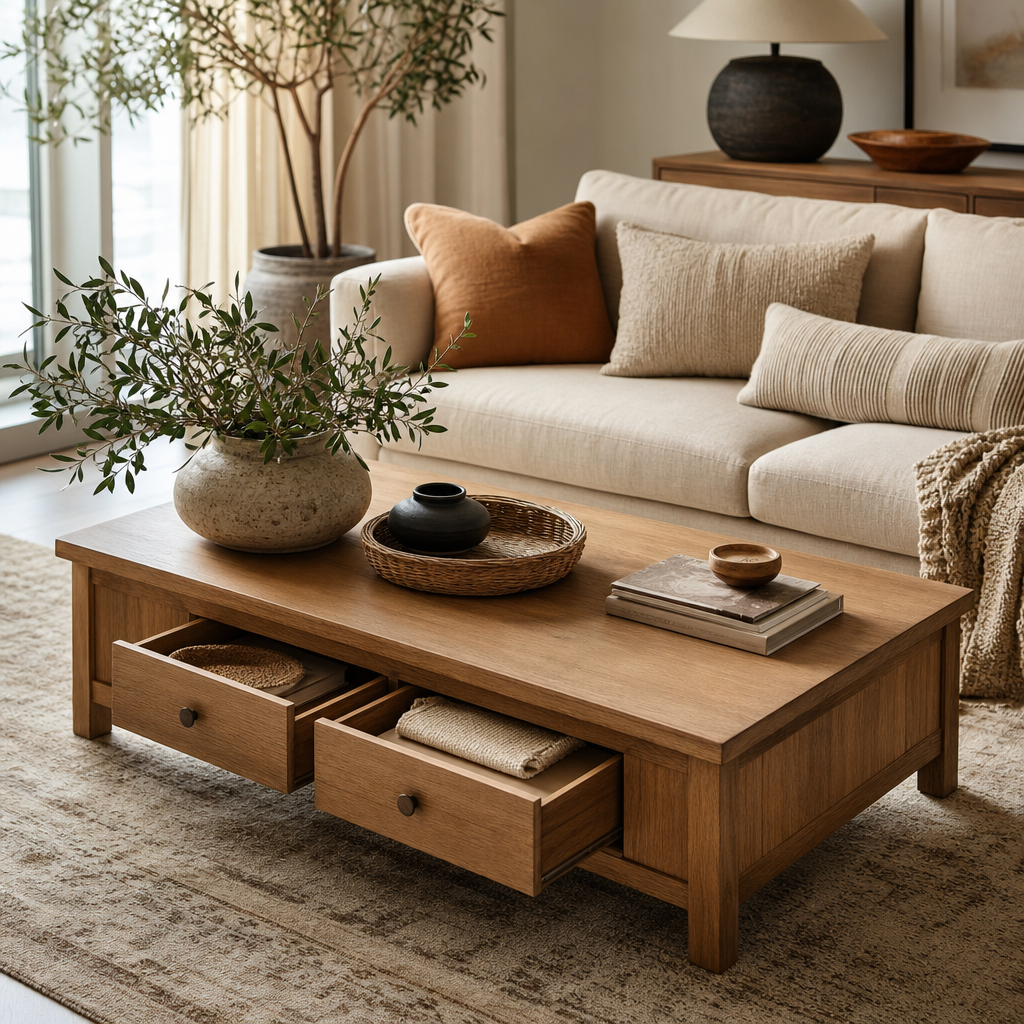 Best Storage Coffee Tables with Drawers (2026) 1 Best Storage Coffee Table With Drawers — styled example