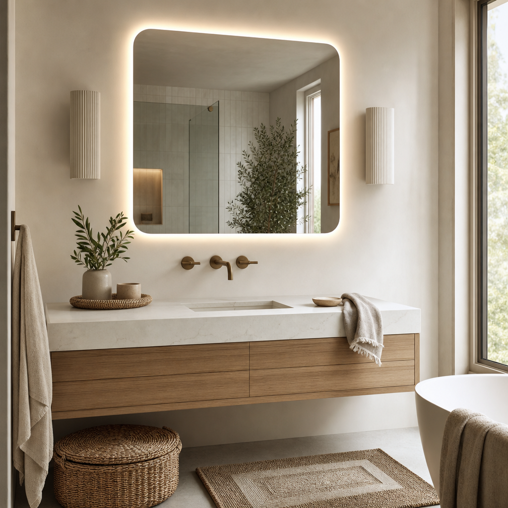 Best Led Bathroom Mirror — styled example