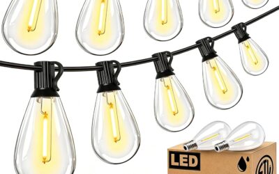 5 LED String Lights That Make a Patio Feel Lantern-Lit